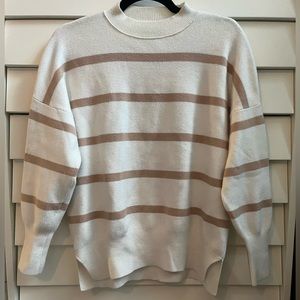 Abercrombie Super Soft Collection Oversized Striped Sweater